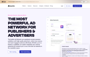 Beehiiv Ad Network pour monétiser une newsletter sponsorisée