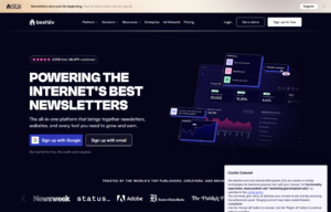 Plateforme Beehiiv pour créer et monétiser une newsletter premium