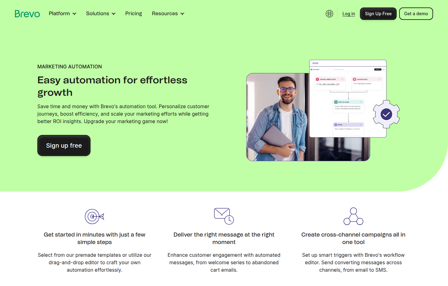 Brevo automation pour automatiser des emails e-commerce et relances