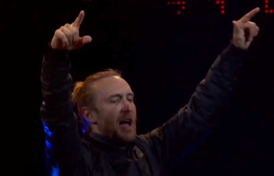 David Guetta en performance en 2015