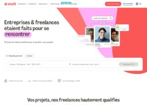 Capture Malt montrant des freelances et services digitaux pour gagner de l argent sur internet en vendant une compétence