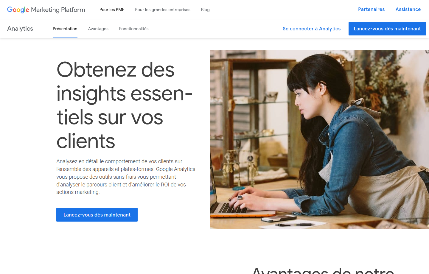 Google Analytics GA4 pour analyser les conversions et le trafic d’un site PME