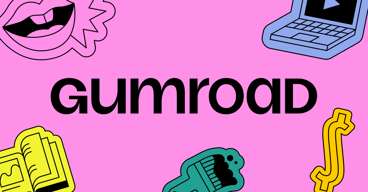 Gumroad comme plateforme possible pour vendre des templates Notion