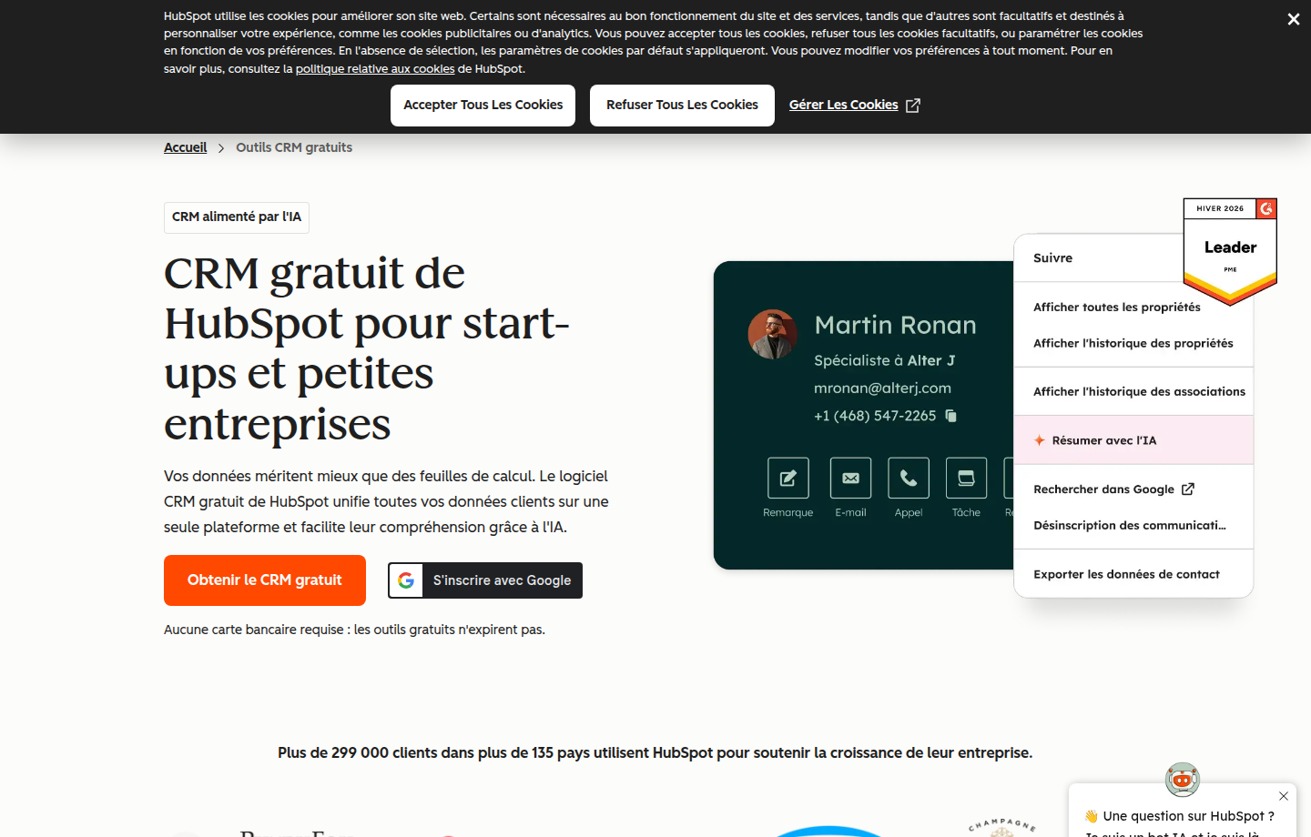 HubSpot CRM pour router et scorer des prospects PME