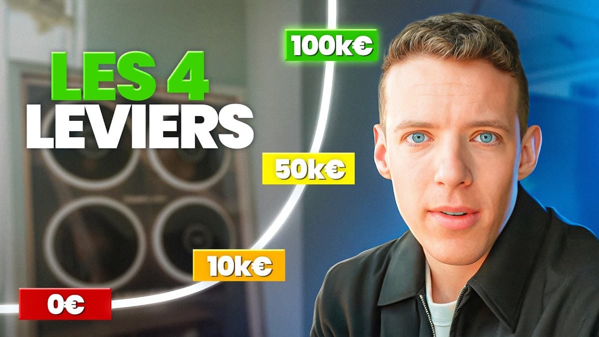 Jean Hollaender vidéo YouTube sur les leviers pour atteindre 100000 euros par an