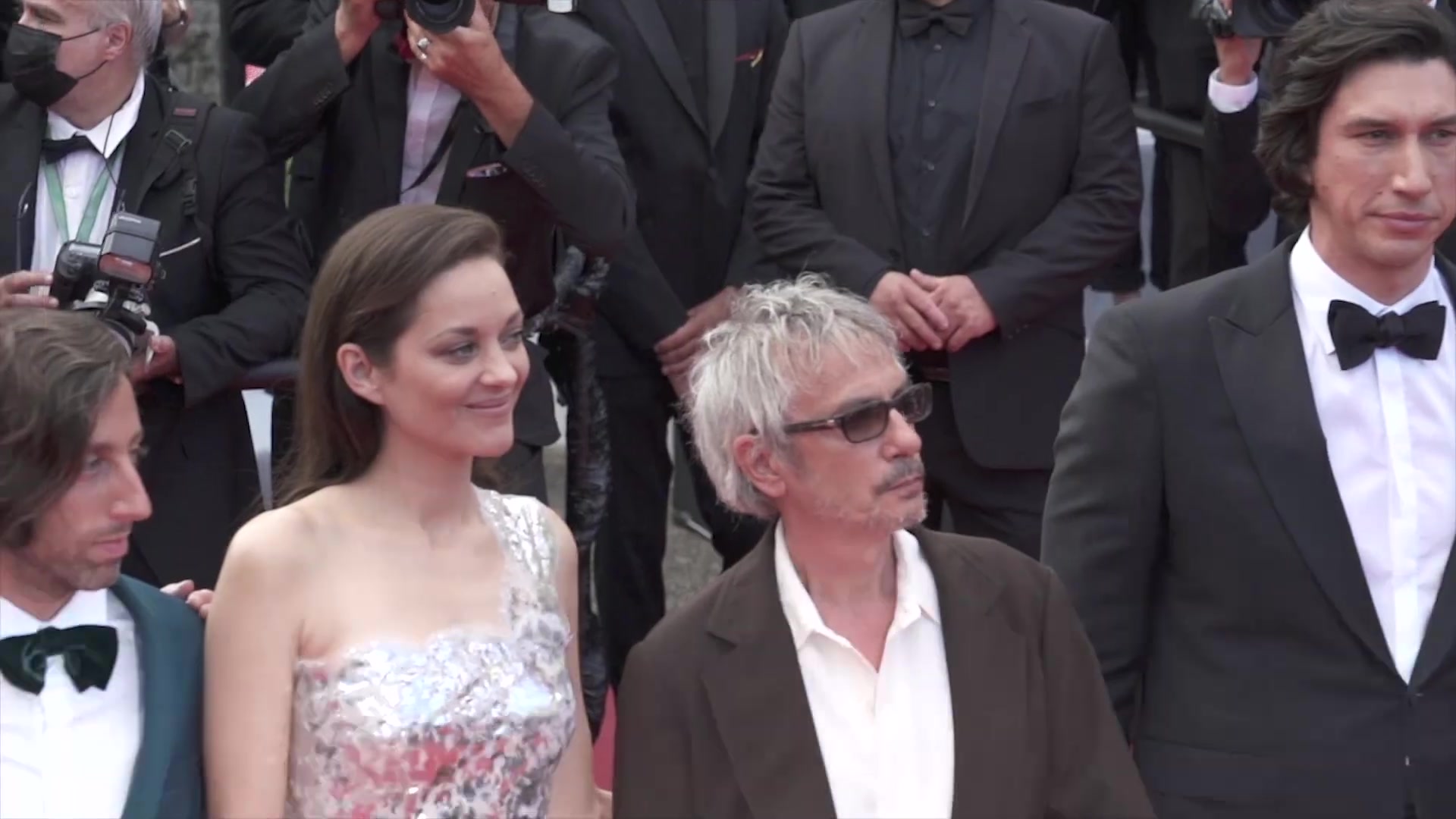 Marion Cotillard lors de la présentation du film Annette à Cannes