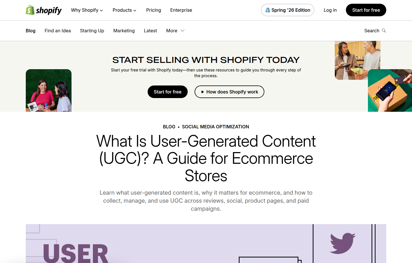 Guide Shopify sur le contenu généré par les utilisateurs pour les boutiques e-commerce