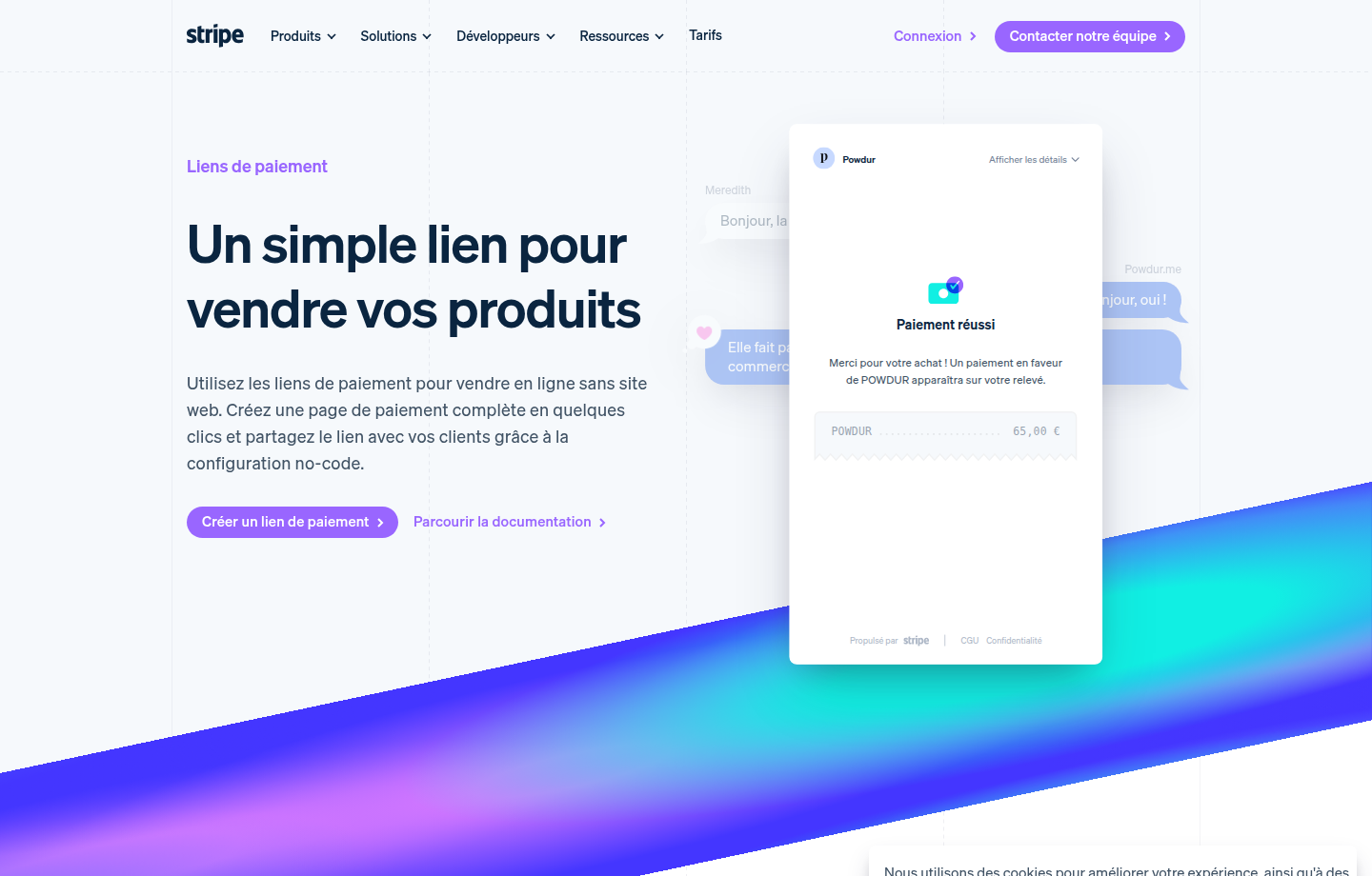 Stripe Payment Links pour vendre un portail de paiement simple à un freelance