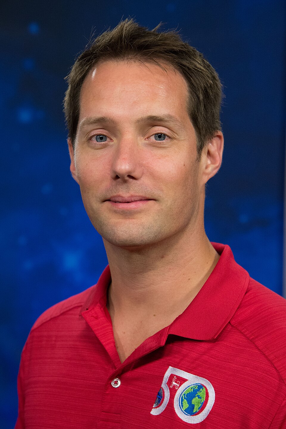 Thomas Pesquet en conférence de presse en 2016