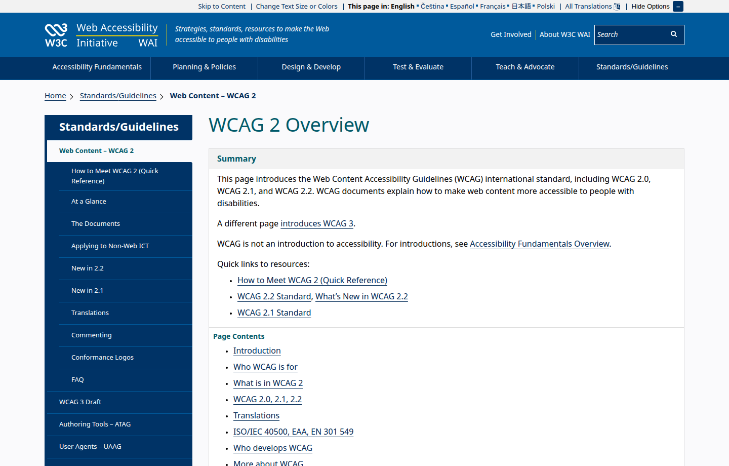 WCAG W3C pour cadrer un audit accessibilité web