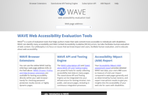 WAVE WebAIM pour vérifier les erreurs d accessibilité d une page web PME