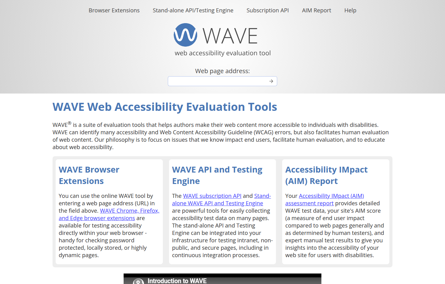 WAVE WebAIM pour vérifier les erreurs d accessibilité d une page web PME