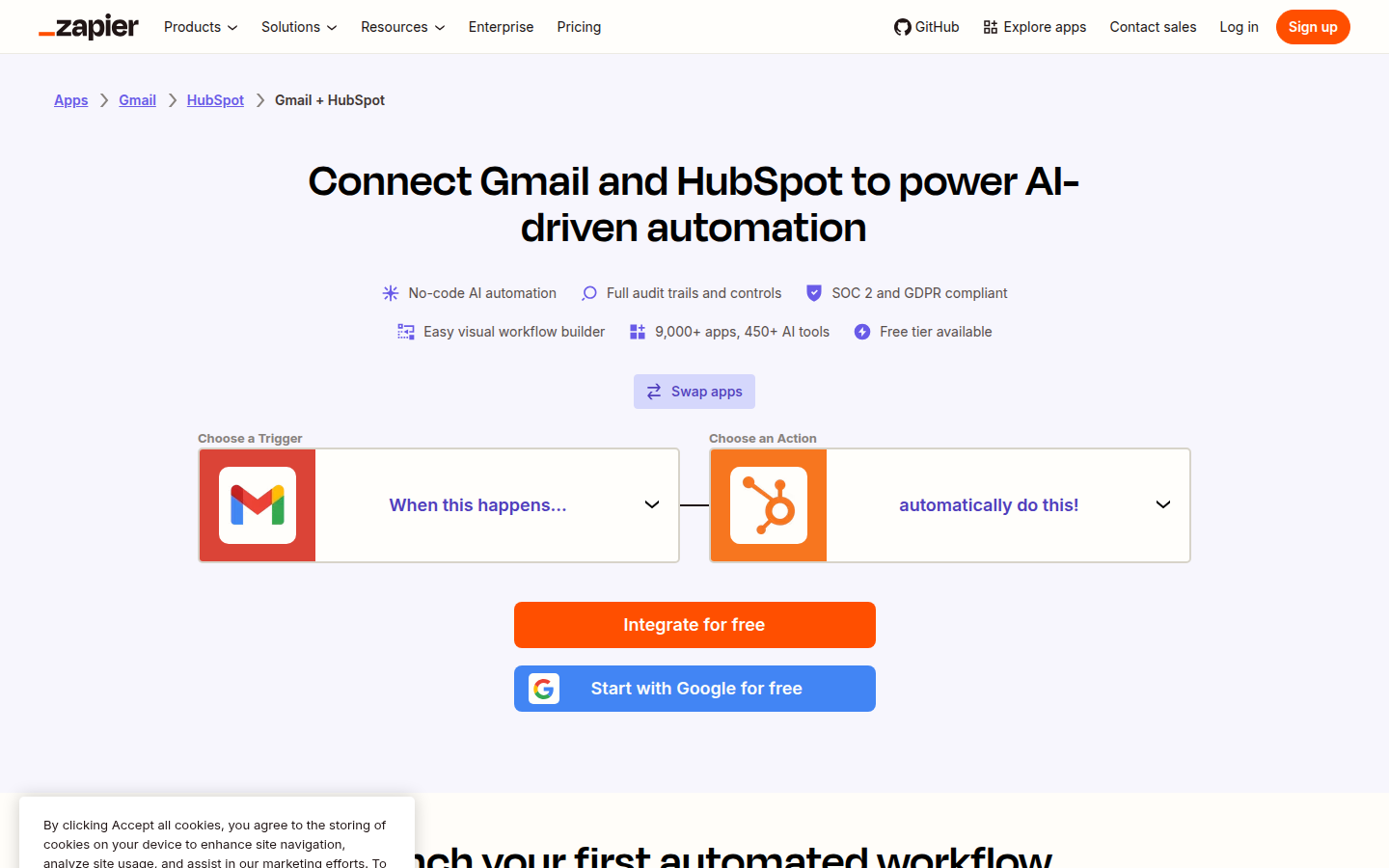 Zapier Gmail HubSpot pour automatiser les relances de devis