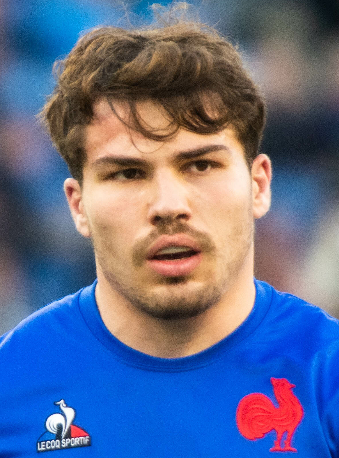 Antoine Dupont lors d’un événement rugby en 2023