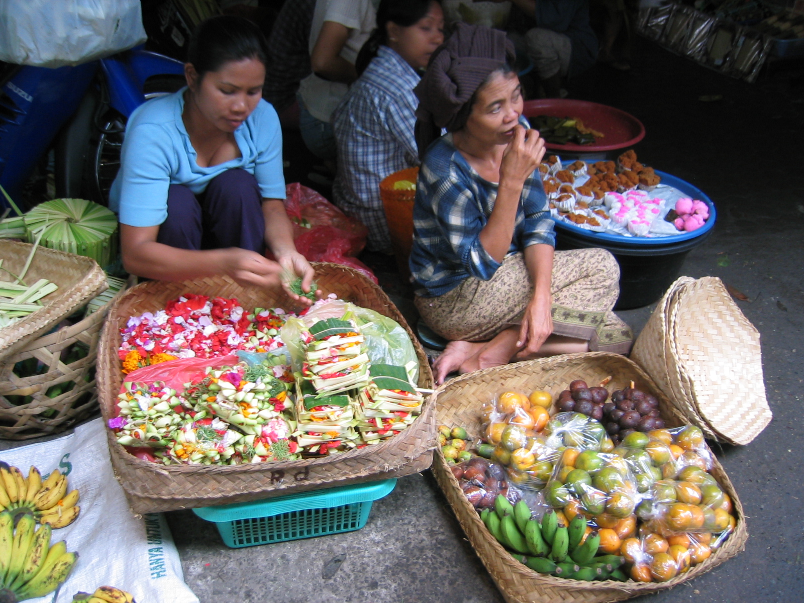 Marché à Ubud Bali pour estimer les dépenses quotidiennes sur place