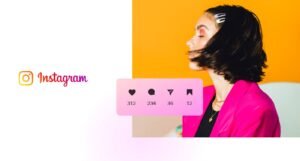 Visuel officiel Instagram Business montrant une créatrice et des indicateurs d’engagement, pour illustrer la publicité et la monétisation sur Instagram en 2026