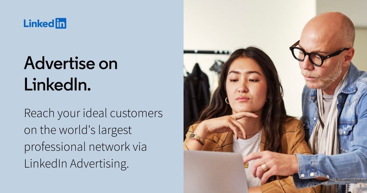 Visuel LinkedIn Ads montrant la publicité B2B et les formats sponsorisés qui expliquent comment LinkedIn gagne de l’argent