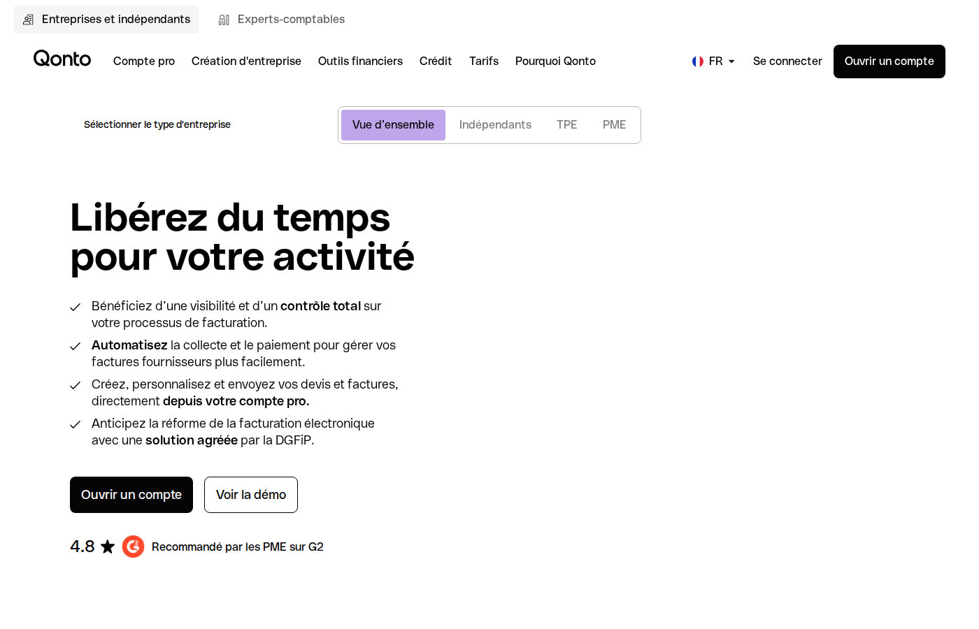 Qonto facturation fournisseurs et automatisation pour indépendants et PME