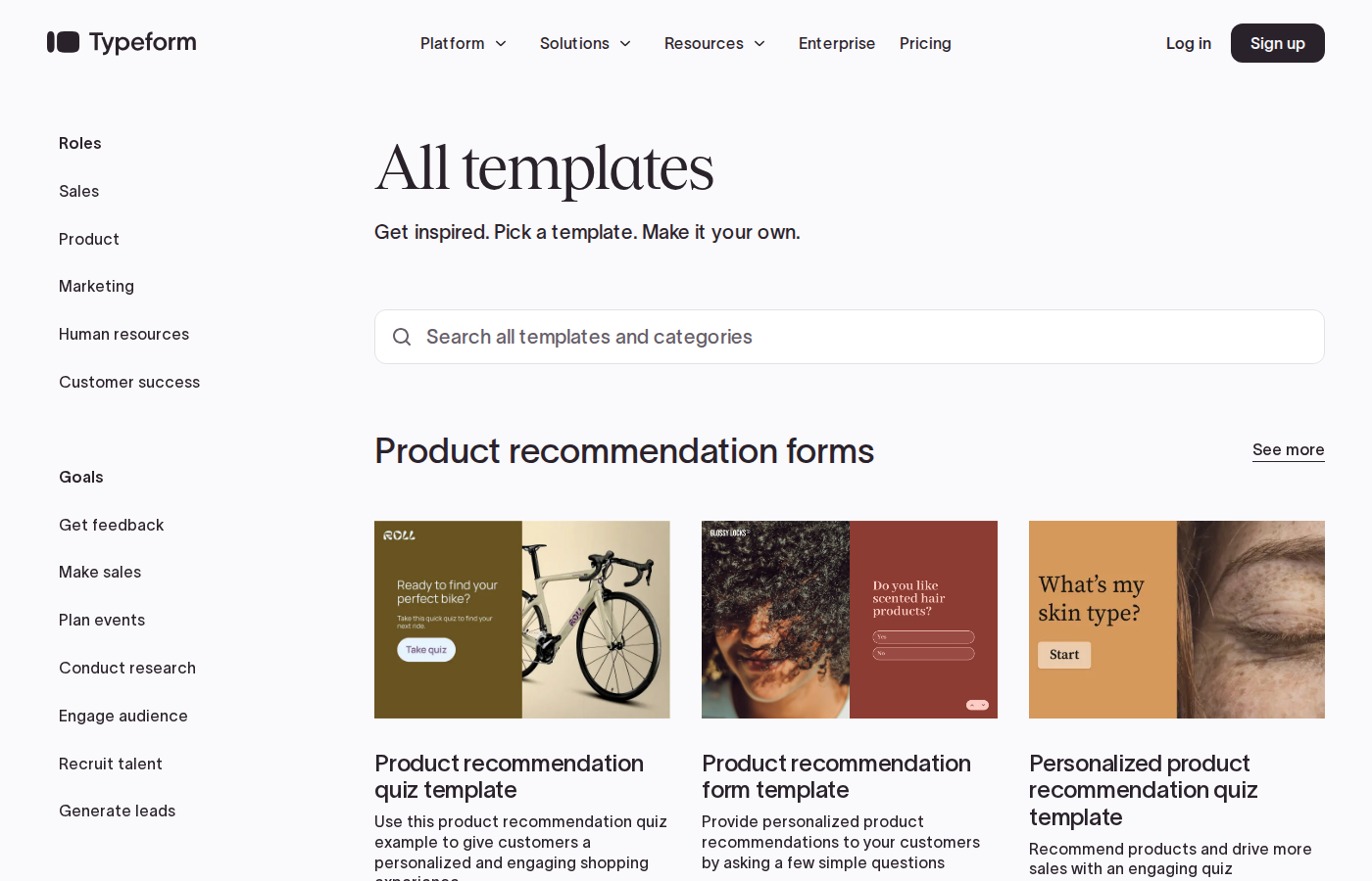 Typeform pour créer un formulaire de brief client automatisé