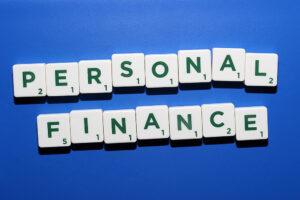 Lettres Personal Finance pour illustrer la gestion de son argent