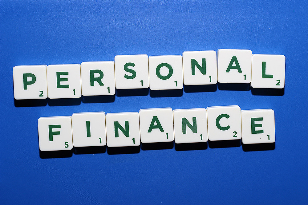 Lettres Personal Finance pour illustrer la gestion de son argent