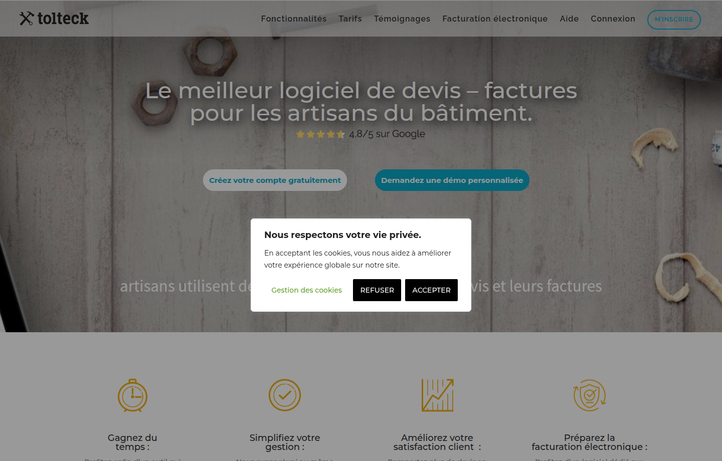 Logiciel de devis et factures pour artisans du bâtiment